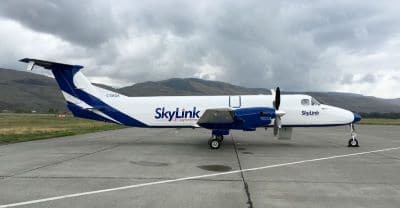 Skylink B1900 aircraft used for cargo flying and pilot training.
