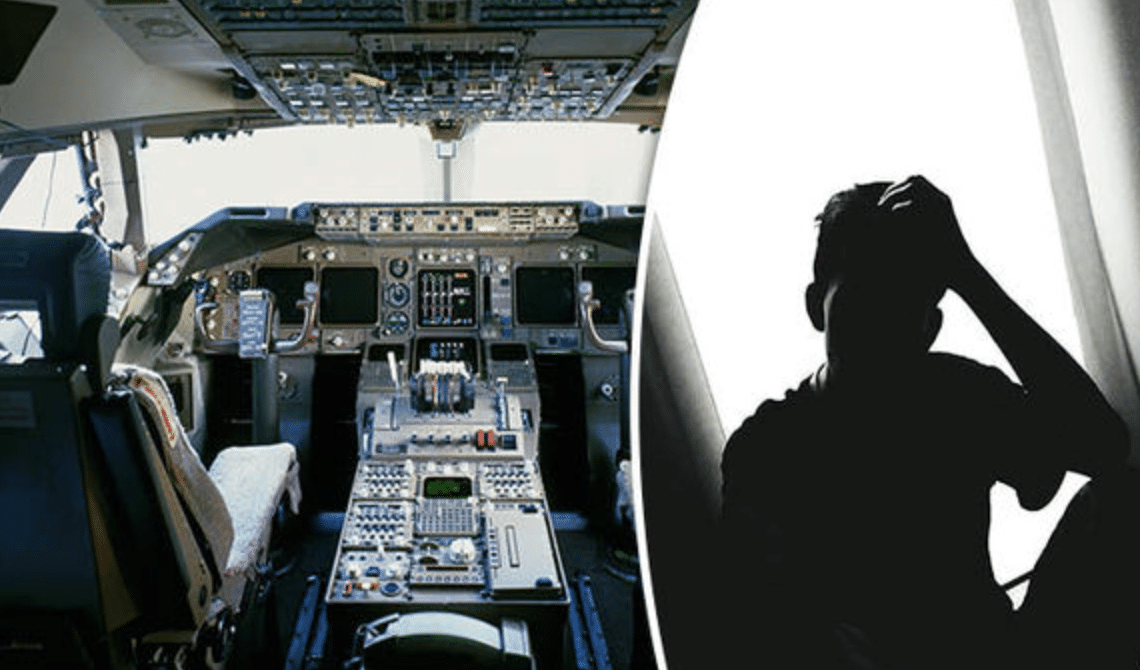 depression in aviation. pilot suffers from mental health issues